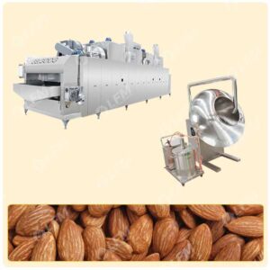 وحدة إنتاج اللوز المحمص